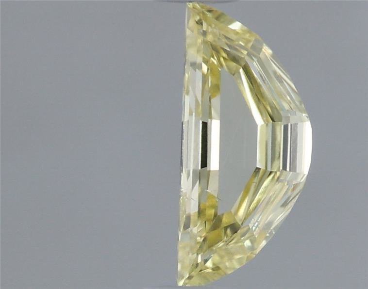 Half Moon Fancy Yellow Natural Diamond 0.27ct SI1 loose diamond