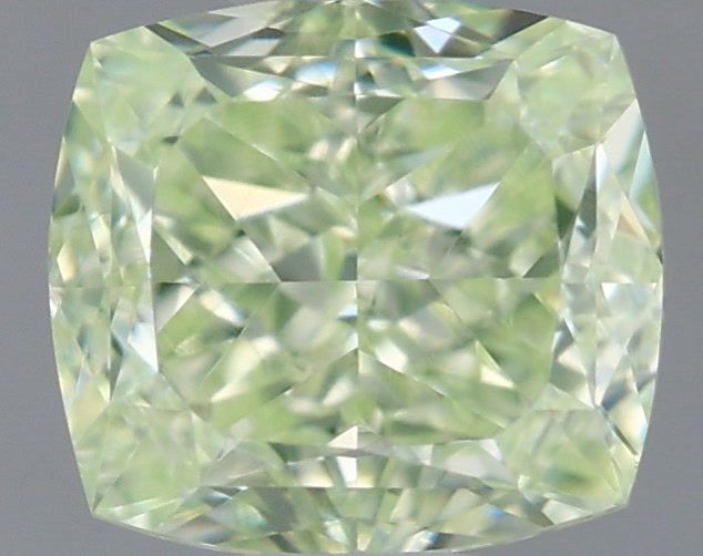 Cushion Fancy Light Green Natural Diamond 0.71ct VVS2 loose diamond