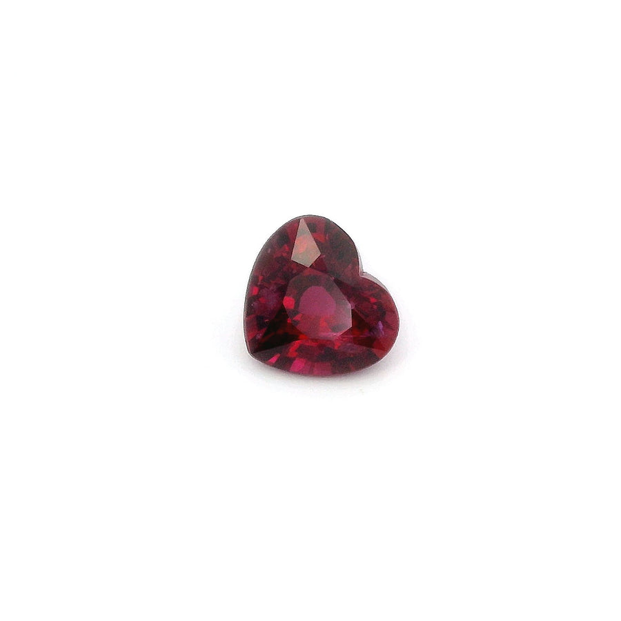 Heart Red Ruby 1.29ct loose gemstone