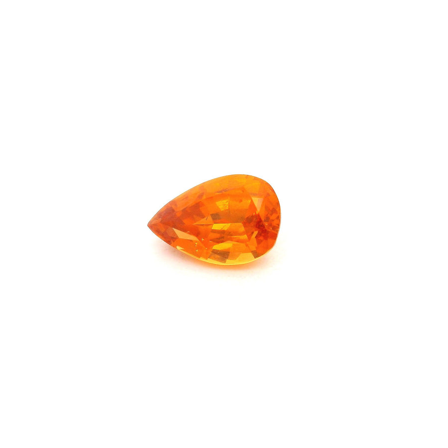 Pear Orange Garnet 1.75ct loose gemstone