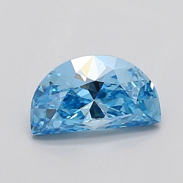 Half Moon Fancy Vivid Blue Lab-grown Diamond 0.7ct VS1 loose diamond