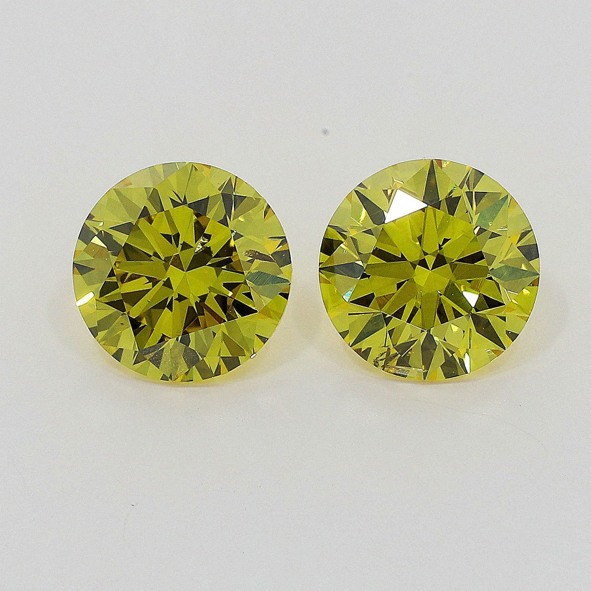 Round Fancy Deep Brownish Greenish Yellow Natural Diamond 0.45ct SI2 loose diamond