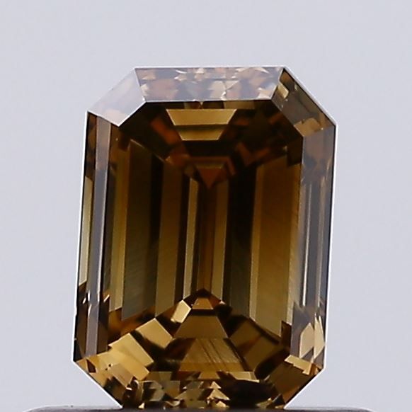Emerald Fancy Brown Natural Diamond 0.5ct VS2 loose diamond