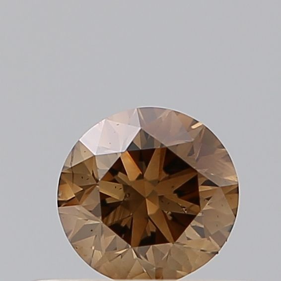 Round Fancy Brown Natural Diamond 0.21ct SI1 loose diamond