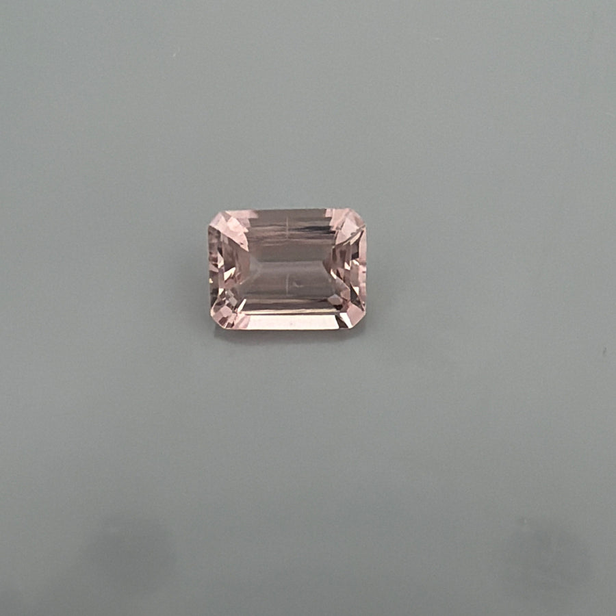 Octagonal Pink Morganite 1.94ct loose gemstone