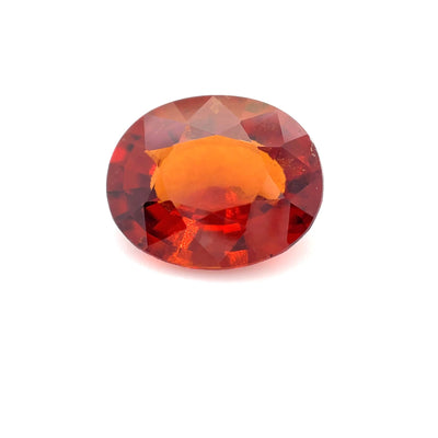 Oval Orange Garnet 6.91ct loose gemstone