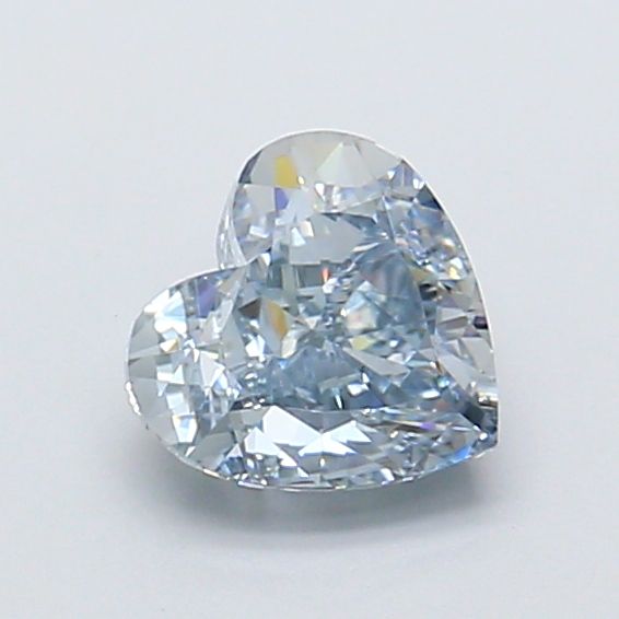 Heart Fancy Gray Blue Lab-grown Diamond 1.25ct VVS2 loose diamond