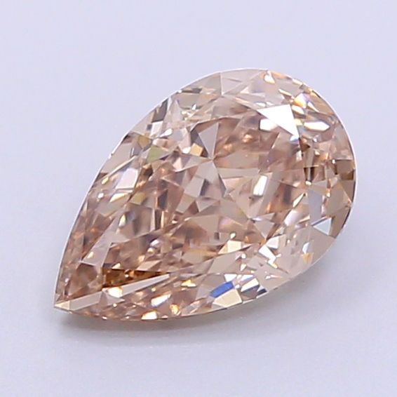 Pear Fancy Light Brown Lab-grown Diamond 1.12ct VS1 loose diamond