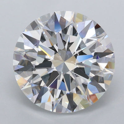 Round Lab-Grown Diamond 3.82ct D FL