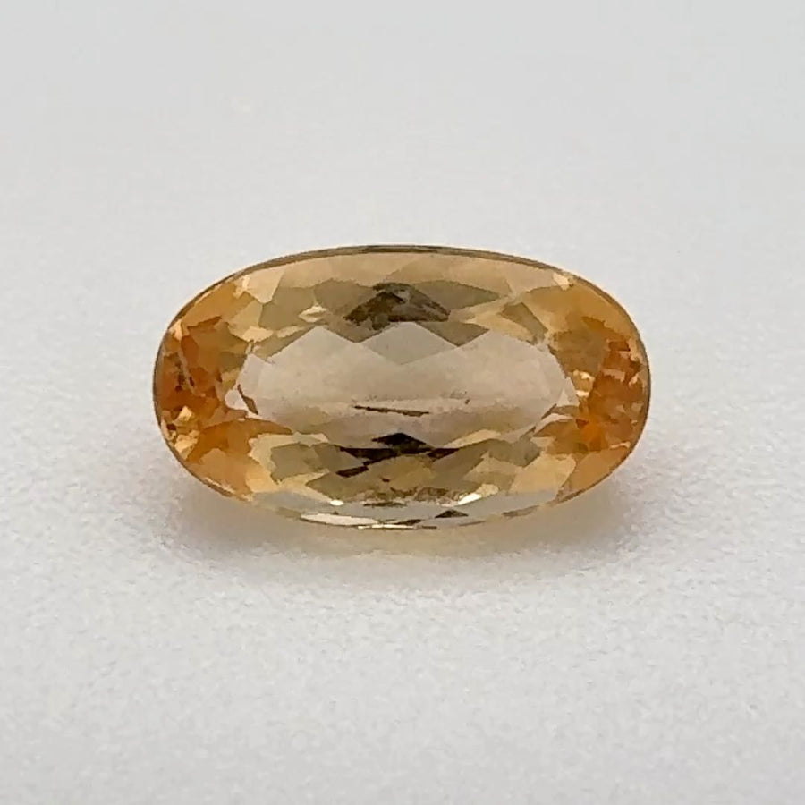 Oval Yellow Topaz 1ct loose gemstone