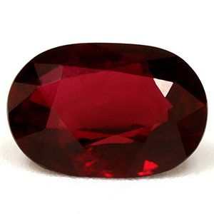 Oval Red Ruby 1.07ct loose gemstone