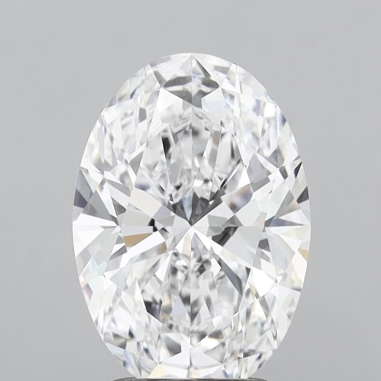 Oval Lab-Grown Diamond 2.51ct D VVS1