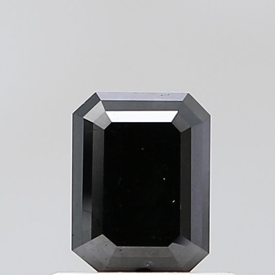 Emerald Black Natural Diamond 0.74ct VVS2 loose diamond