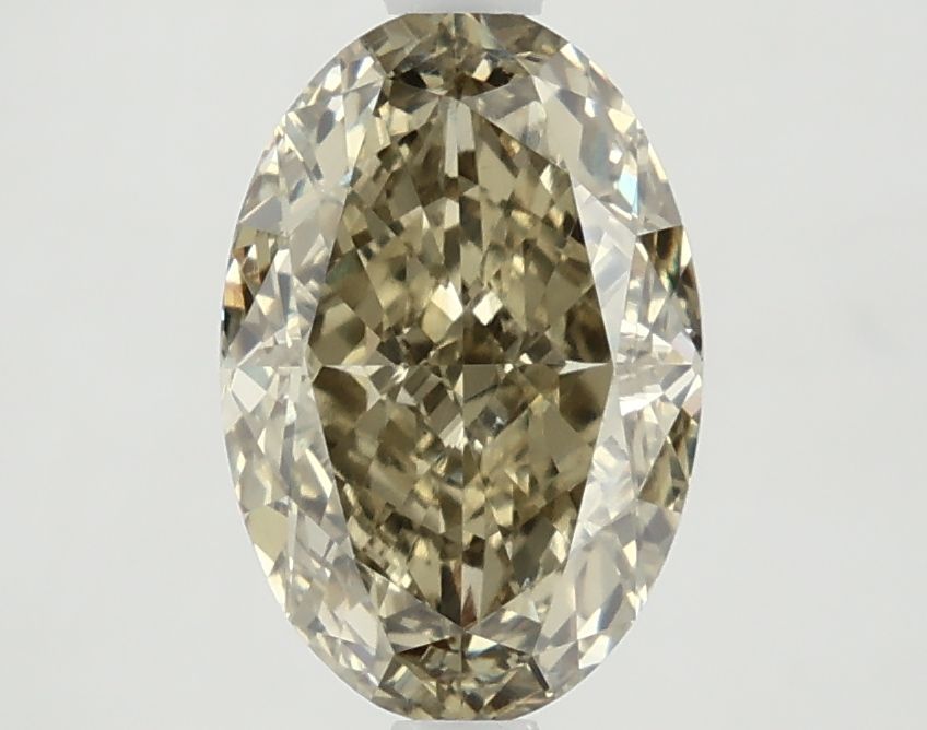 Oval Fancy Vivid Yellow Lab-grown Diamond 2.8ct VVS2 loose diamond