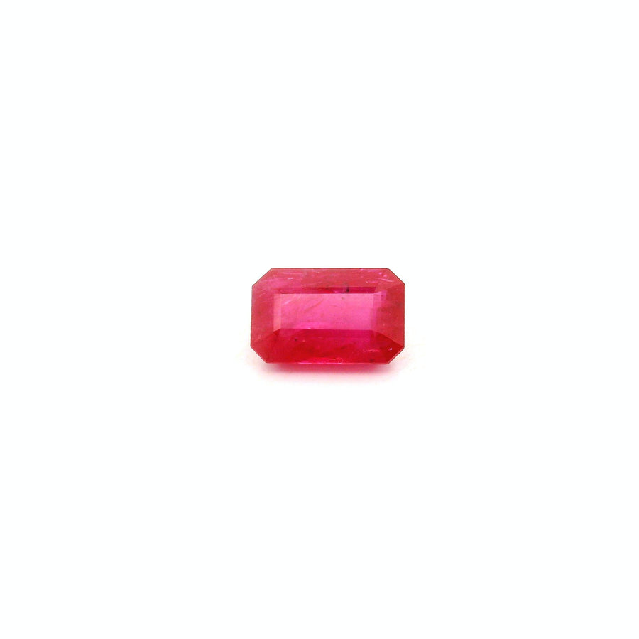 Octagonal Red Ruby 0.7ct loose gemstone