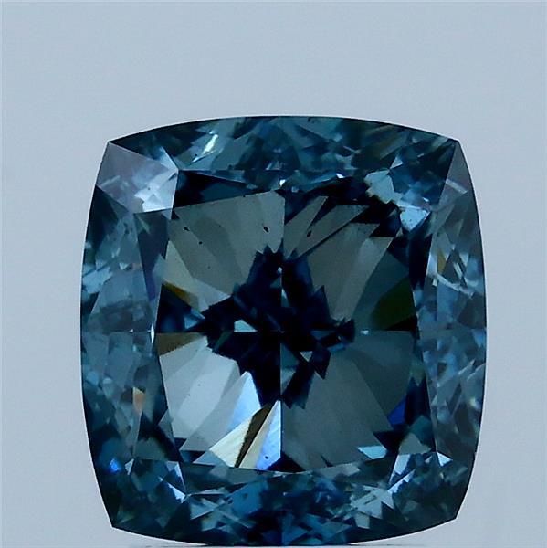 Cushion Fancy Vivid Blue Lab-grown Diamond 3.15ct VS2 loose diamond