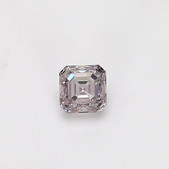 Asscher Fancy Light Brown Pink Natural Diamond 0.21ct SI1 loose diamond