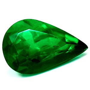Pear Green Emerald 1.53ct loose gemstone