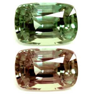 Cushion Green Alexandrite 0.55ct loose gemstone