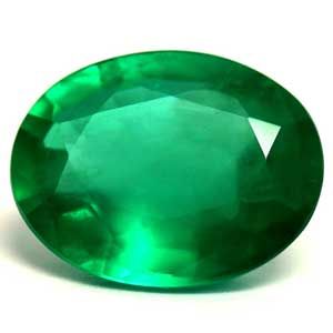 Oval Green Emerald 3.14ct loose gemstone