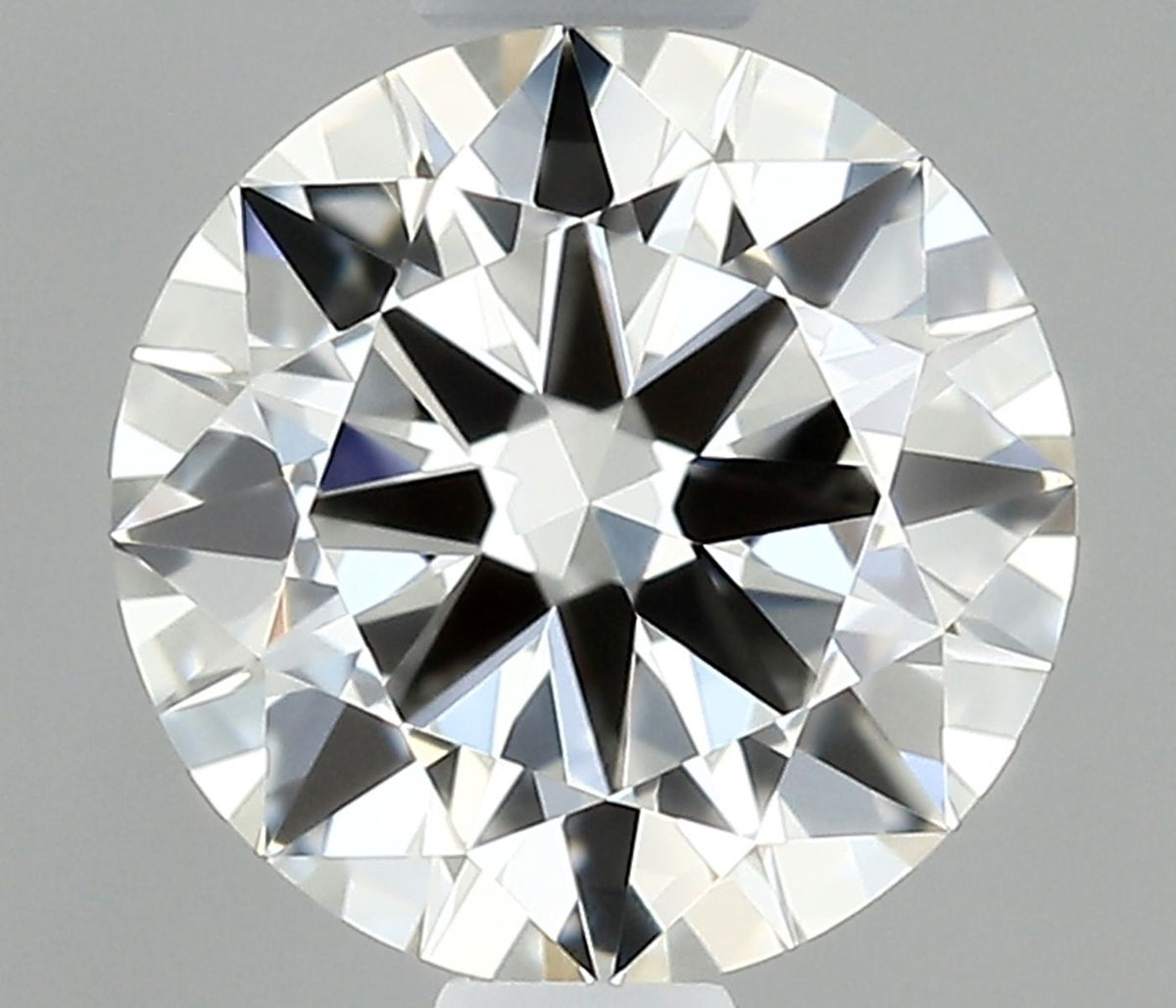Round Natural Diamond 0.58ct H IF