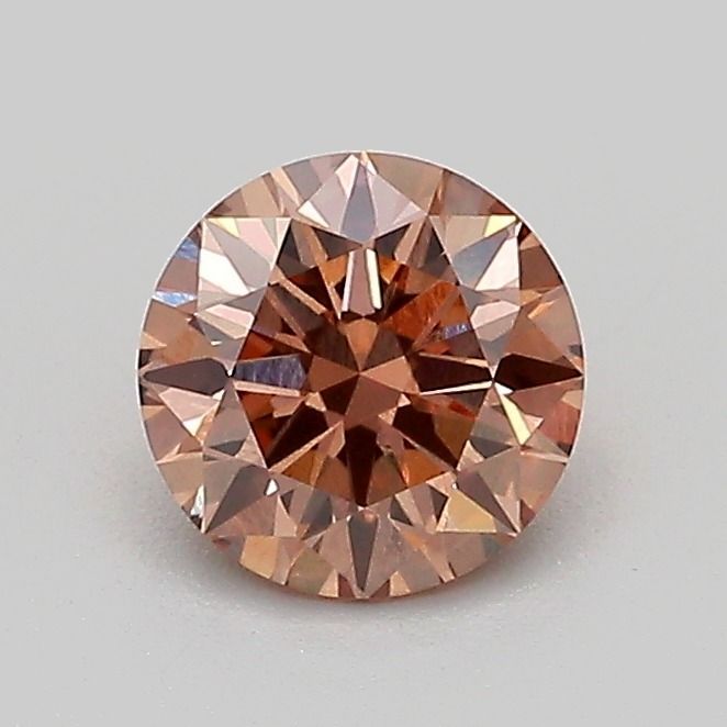 Round Fancy Brown Lab-grown Diamond 0.72ct VS1 loose diamond