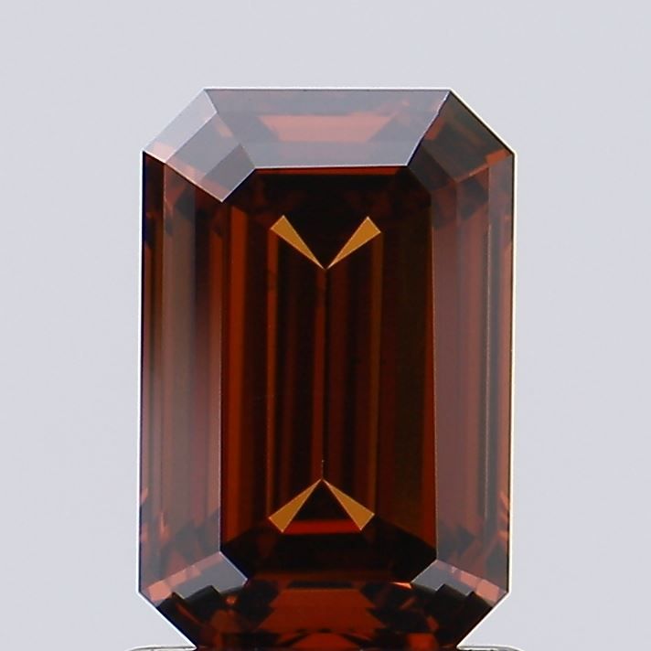 Emerald Fancy Deep Orange Lab-grown Diamond 1.13ct VS2 loose diamond