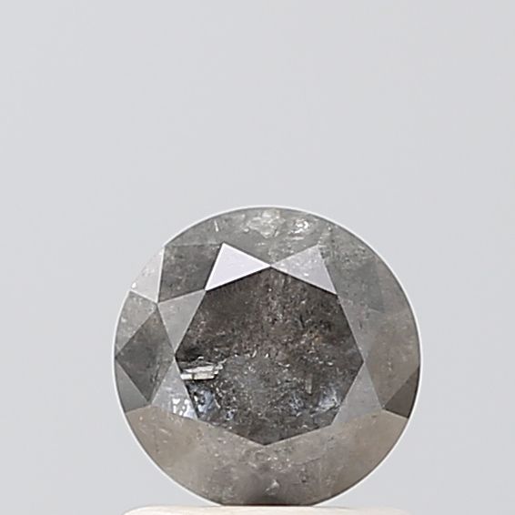 Round Salt And Pepper Natural Diamond 1.05ct VS1 loose diamond