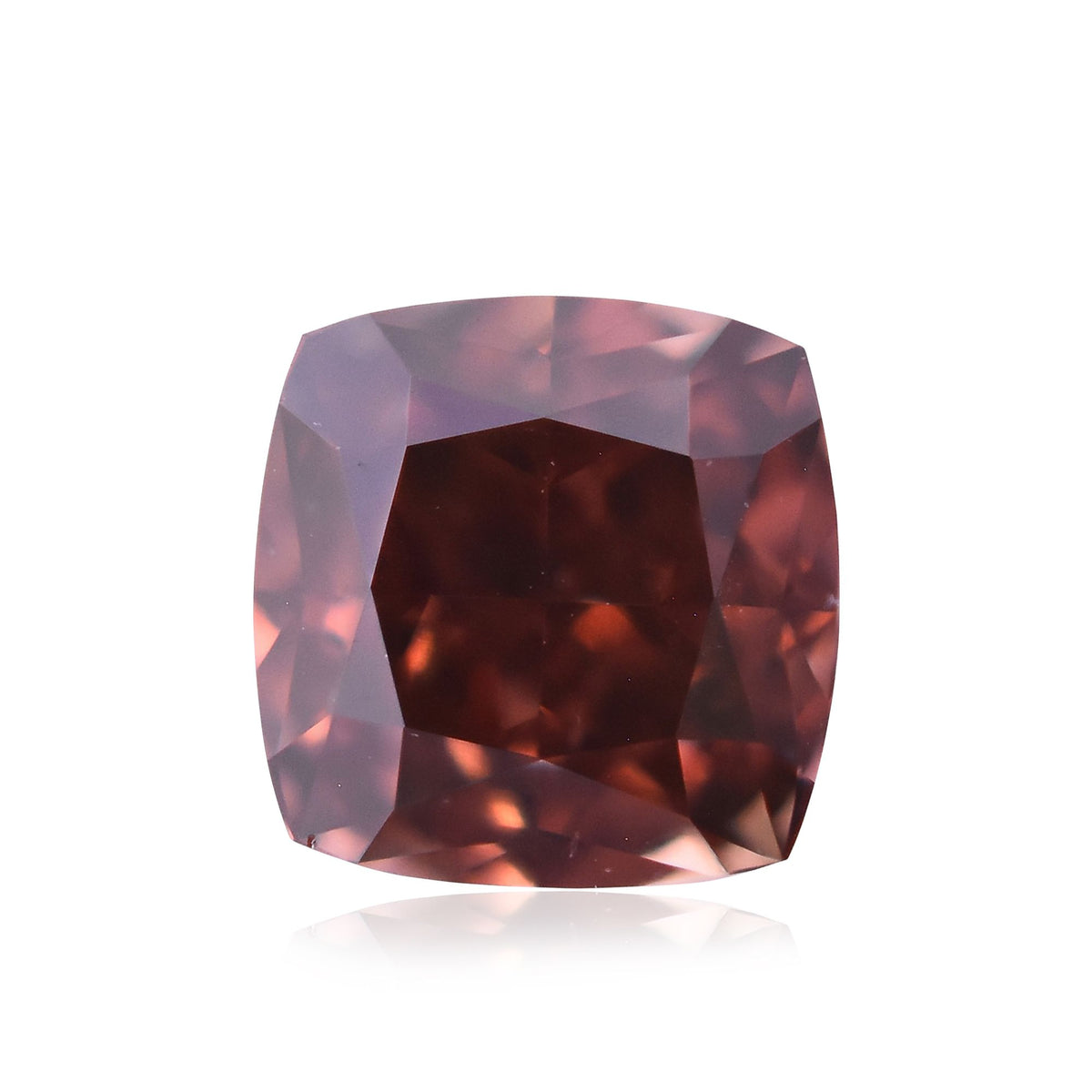 Cushion Fancy Deep Brownish Pink Natural Diamond 0.31ct VS1 loose diamond