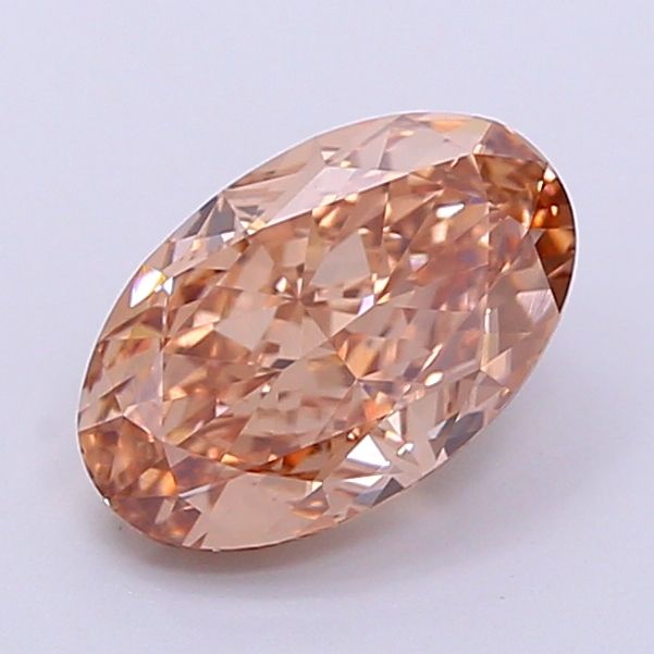 Oval Fancy Brown Lab-grown Diamond 1.54ct VS1 loose diamond