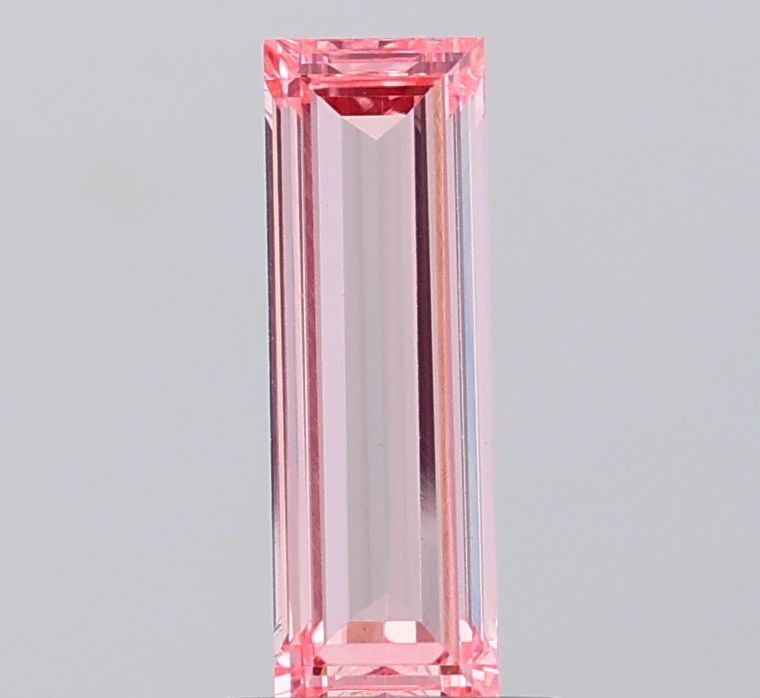 Baguette Fancy Intense Pink Lab-grown Diamond 1.09ct VS1 loose diamond