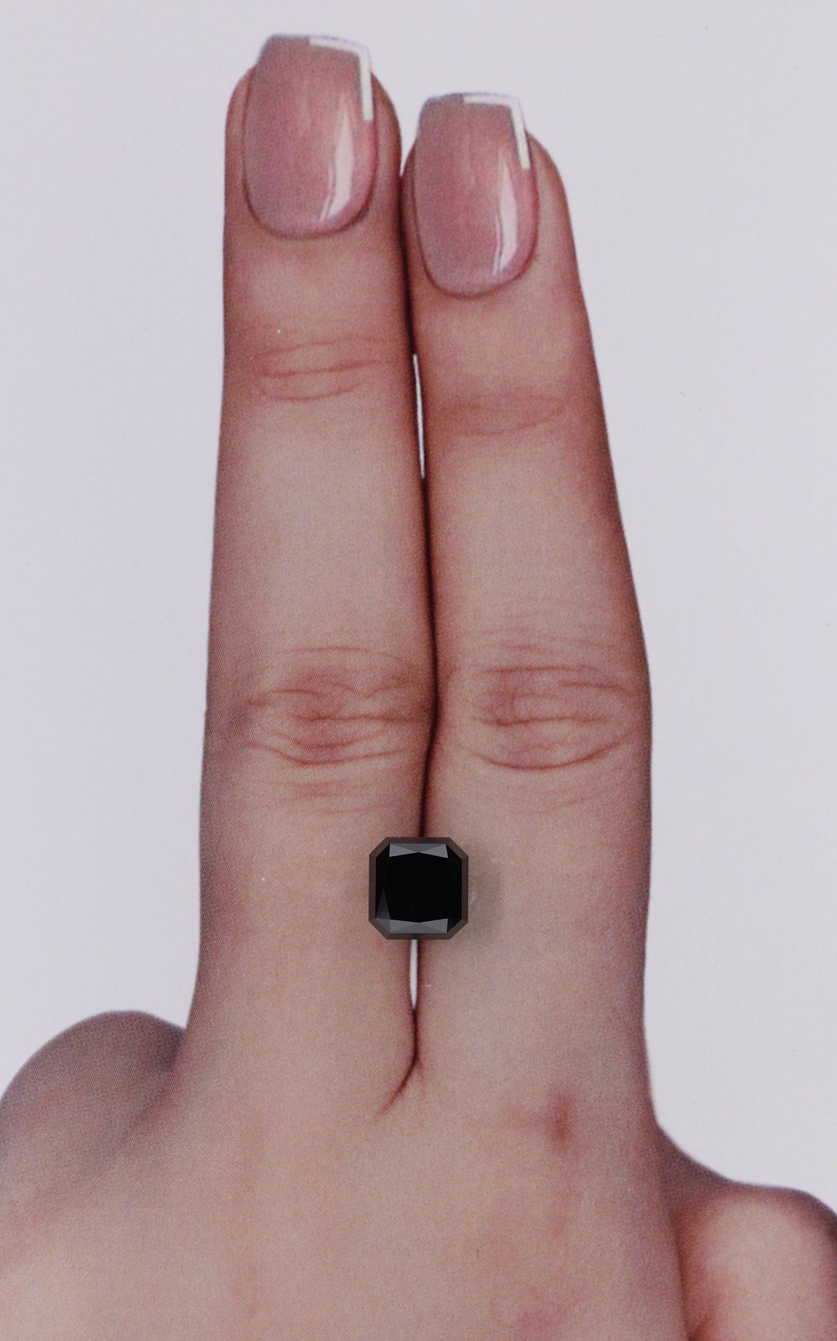 Radiant Black Natural Diamond 2.59ct loose diamond