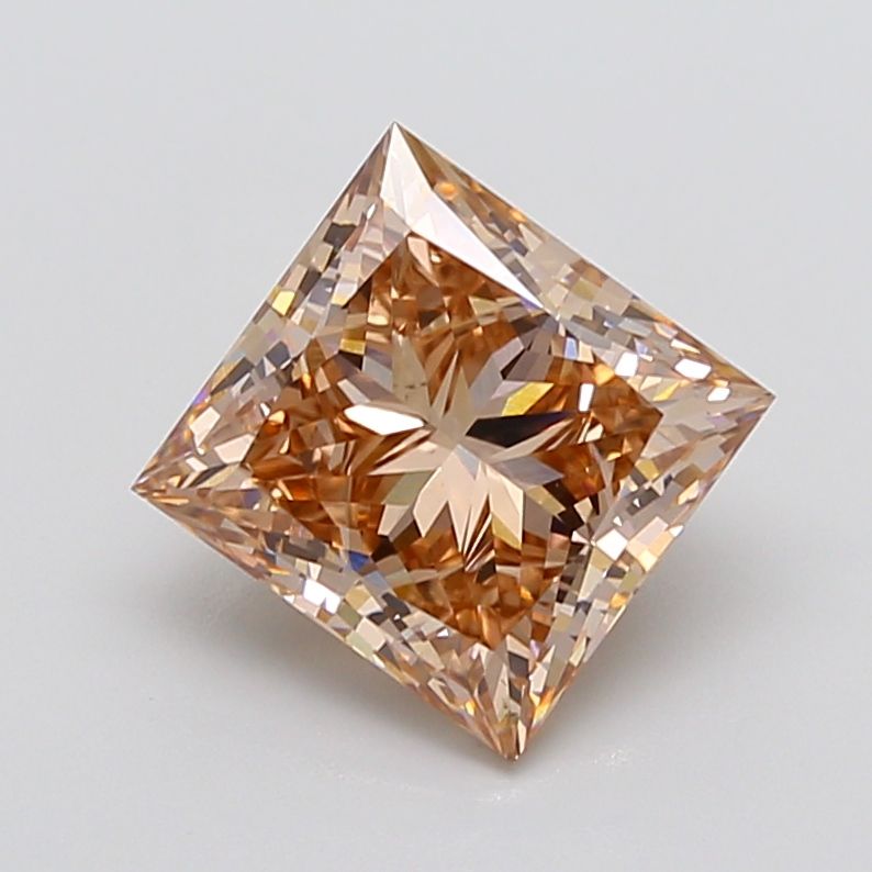 Princess Fancy Brown Lab-grown Diamond 5.09ct VVS2 loose diamond