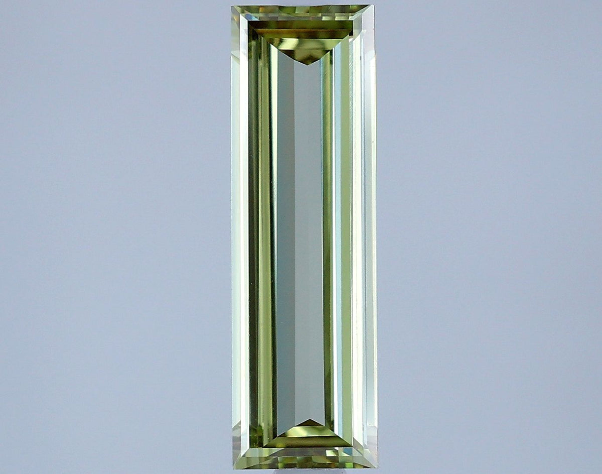 Baguette Fancy Intense Green Lab-grown Diamond 1.17ct VVS2 loose diamond