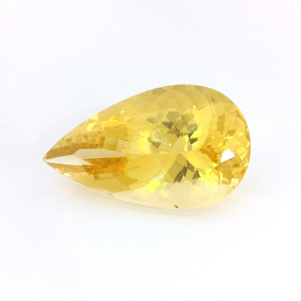 Pear Yellow Heliodor 15.48ct loose gemstone