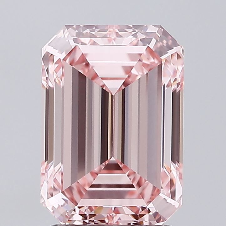 Emerald Fancy Intense Pink Lab-grown Diamond 2.5ct VS1 loose diamond
