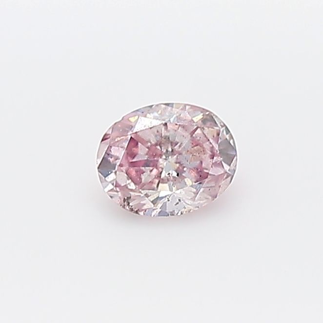 Oval Fancy Purplish Pink Natural Diamond 0.18ct SI2 loose diamond
