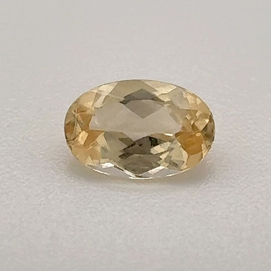 Oval Yellow Topaz 0.61ct loose gemstone