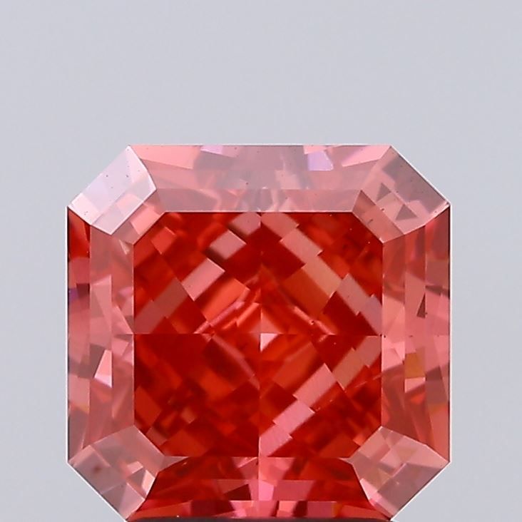 Cushion Fancy Vivid Red Lab-grown Diamond 2.31ct VS1 loose diamond