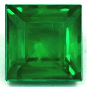 Square Green Emerald 1.45ct loose gemstone