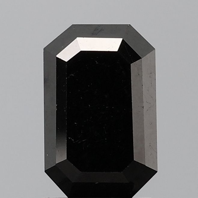 Emerald Black Natural Diamond 1.87ct VS2 loose diamond