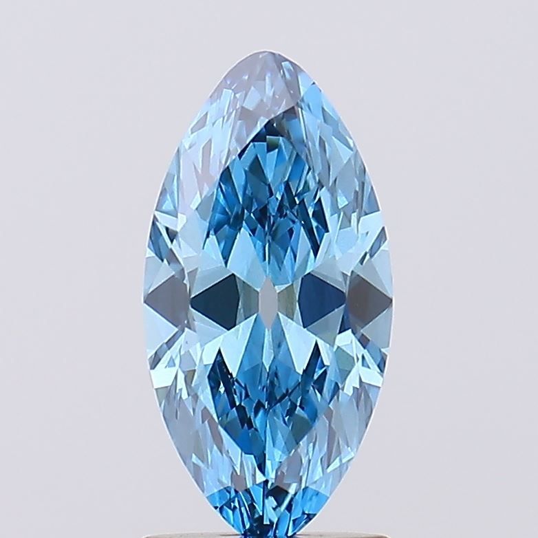 European Cut Fancy Vivid Blue Lab-grown Diamond 1.32ct VS2 loose diamond
