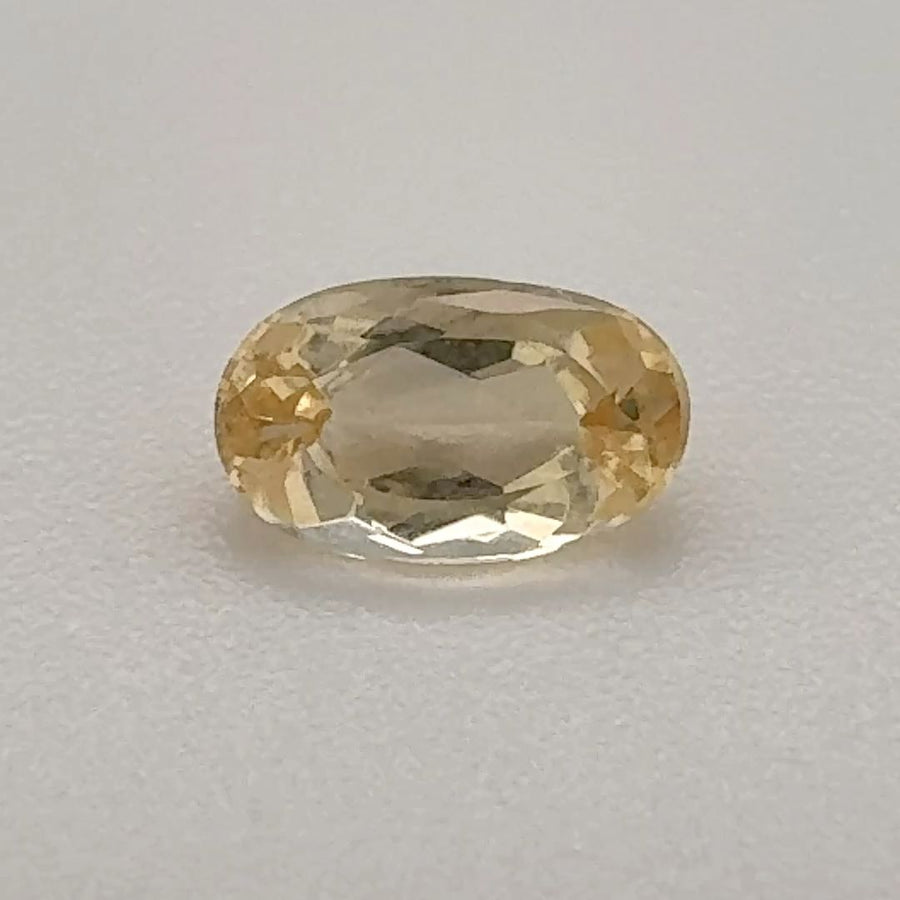 Oval Yellow Topaz 0.565ct loose gemstone
