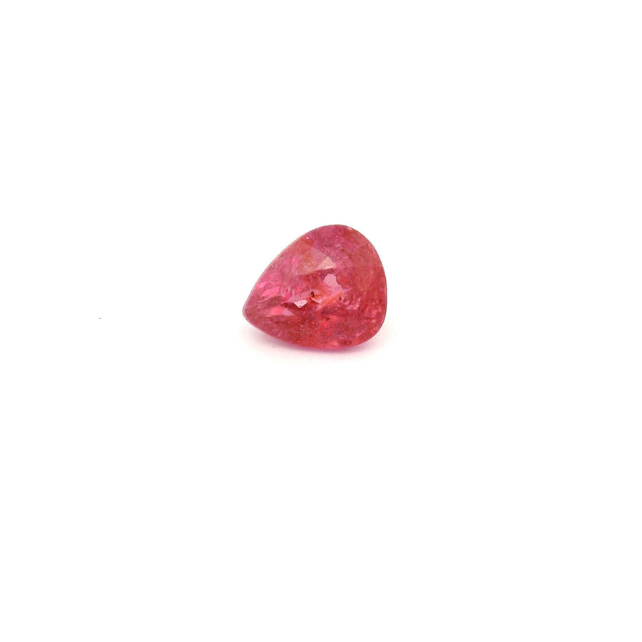Pear Red Ruby 0.72ct loose gemstone