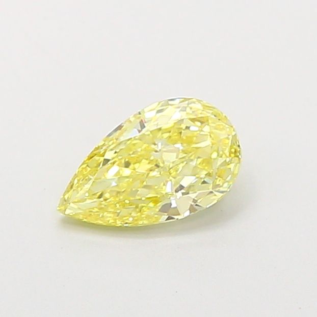 Pear Fancy Intense Yellow Lab-grown Diamond 0.55ct VVS2 loose diamond