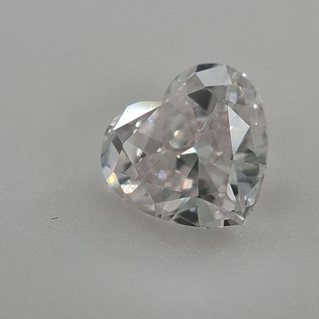 Heart Fancy Pink Natural Diamond 0.5ct SI2 loose diamond