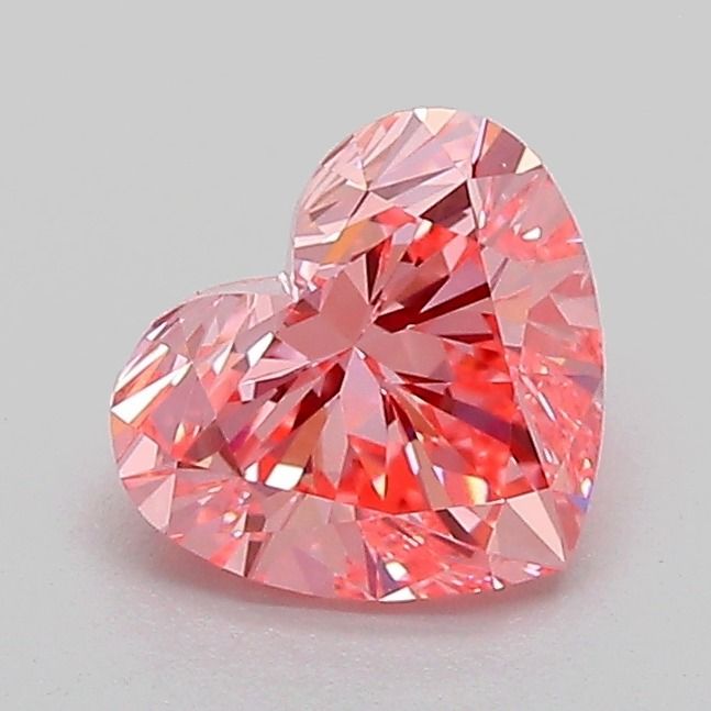 Heart Fancy Vivid Pink Lab-grown Diamond 1ct VS1 loose diamond