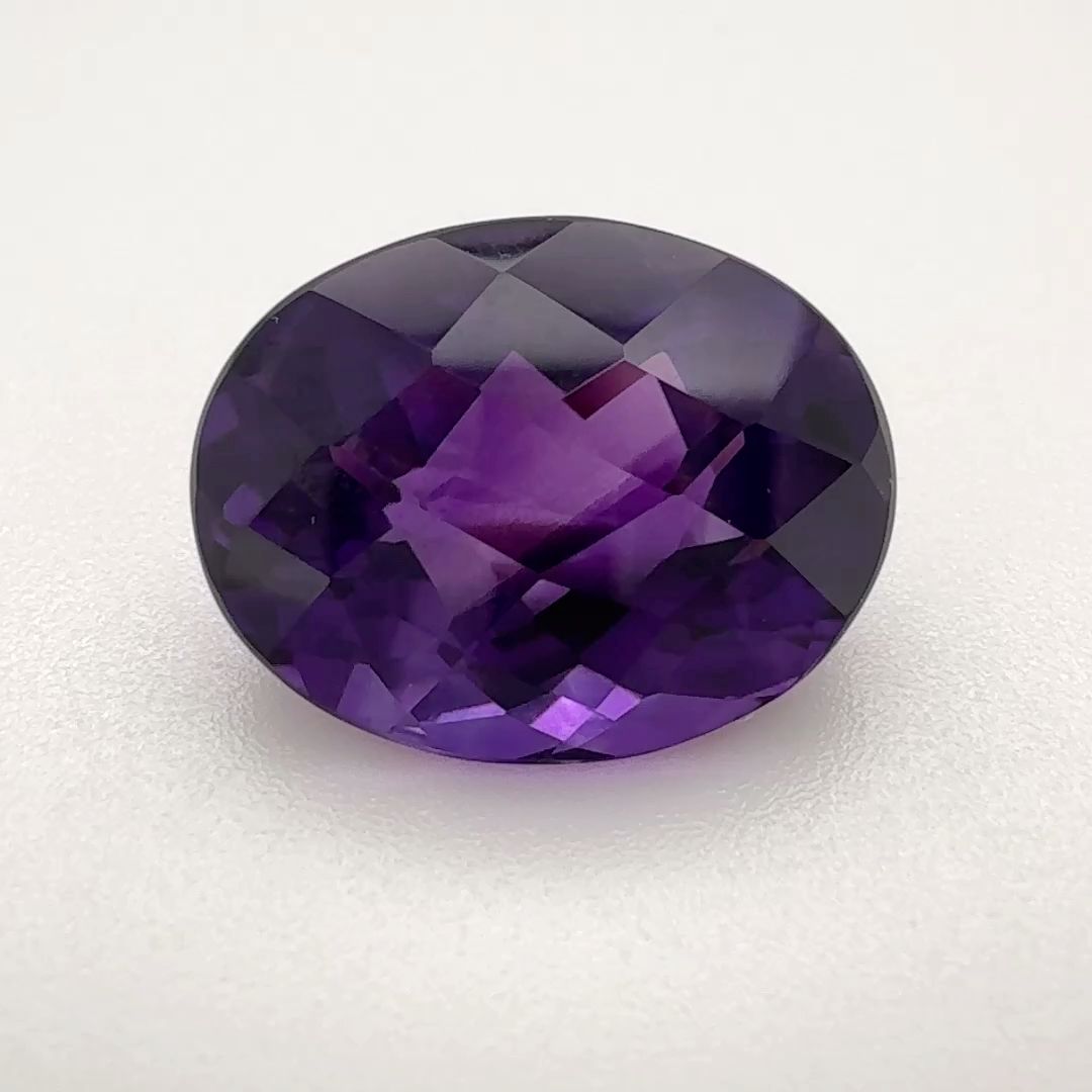 Oval Purple Amethyst 5.605ct loose gemstone