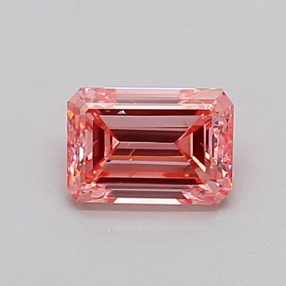 Emerald Fancy Orange Lab-grown Diamond 0.5ct SI2 loose diamond