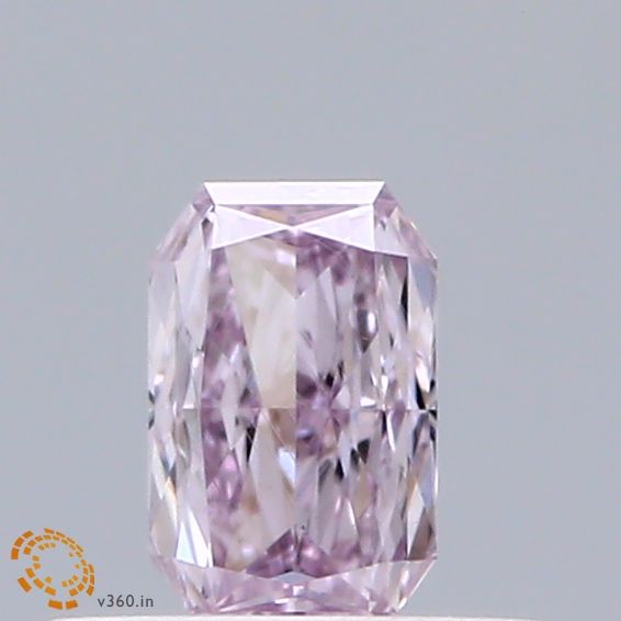 Radiant Fancy Grayish Pink Purple Natural Diamond 0.27ct SI1 loose diamond